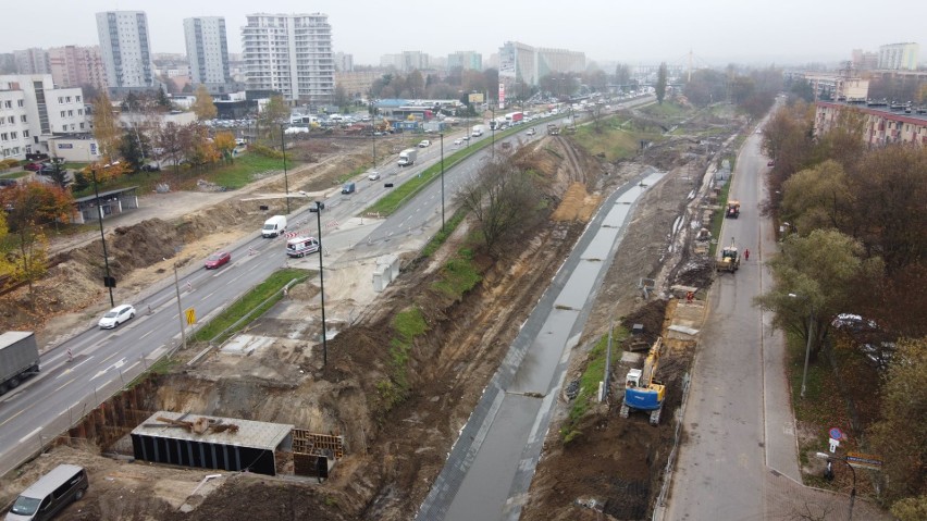 Kraków. Budowa linii tramwajowej do Górki Narodowej: kolejne utrudnienia dla kierowców [ZDJĘCIA]