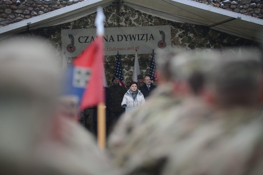 Premier Beata Szydło powitała Amerykanów