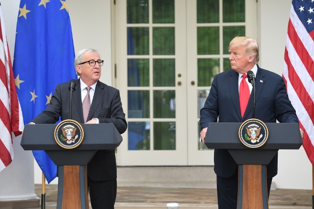 Jean-Claude Juncker i Donald Trump