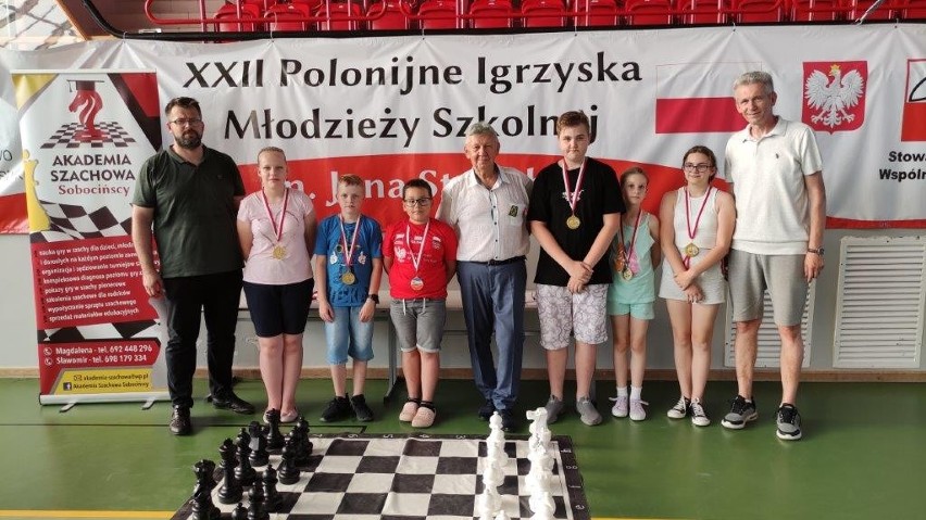 XXII Polonijne Igrzyska Młodzieży Szkolnej. Młodzież z Andrzejewa zajęła 1. miejsce w szachach! 29.06.2022
