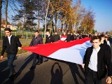 Stulecie niepodległości Polski. Ruszył Marsz Niepodległości w Kluczborku [zdjęcia]