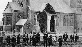 Z kart historii. W Wielki Piątek 1909 r. w Inowrocławiu zapadła się ściana kościoła Zwiastowania NMP, wzniesionego 8 lat wcześniej [zdjęcia]