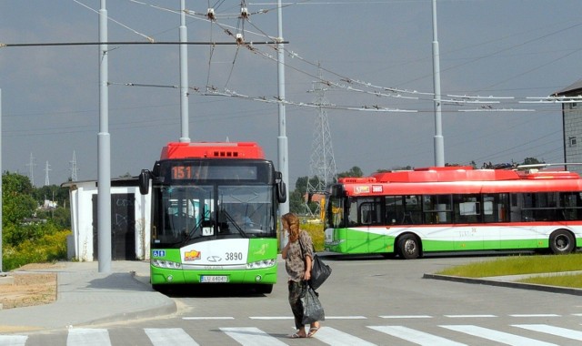 Nowa pętla trolejbusowa przy ul. Abramowickiej jest obecnie około kilometra dalej od poprzedniej