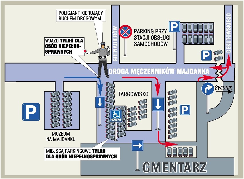 Wszystkich Świętych: Zmiany w organizacji ruchu przy lubelskich cmentarzach