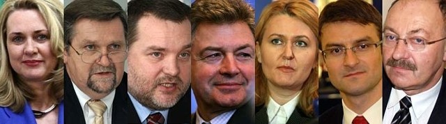 Tych kandydatów przetestowaliśmy. W nawiasach obok nazwisk ocena. Joanna Jarecka-Gomez (6), Leszek Deptuła (= 1), Andrzej Zapałowski (2), Marian Krzaklewski (3), Elżbieta Łukacijewska (1), Tomasz Poręba (6), Mieczysław Kasprzak (1)