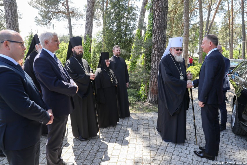 Prezydent RP Andrzej Duda odwiedził żeński monaster św. św....