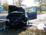 Kierowca ciężarówki zasłabł podczas jazdy i staranował opla w Korytach w powiecie sulęcińskim [ZDJĘCIA]