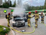 Na stacji benzynowej w Zakopanem zapalił się samochód podczas tankowania. Na szczęście szybko udało się go ugasić 