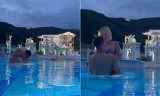 Jakub Kiwior odwiedził z żoną słowacką Żylinę. Nagranie z basenu hitem internetu. "Wygrywa na boisku i poza nim" 