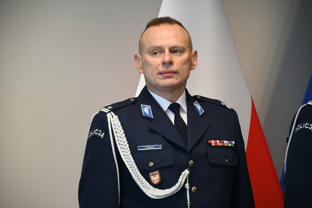 Podinspektor Jacek Rosół pełni obowiązki komendanta powiatowego policji w Miechowie