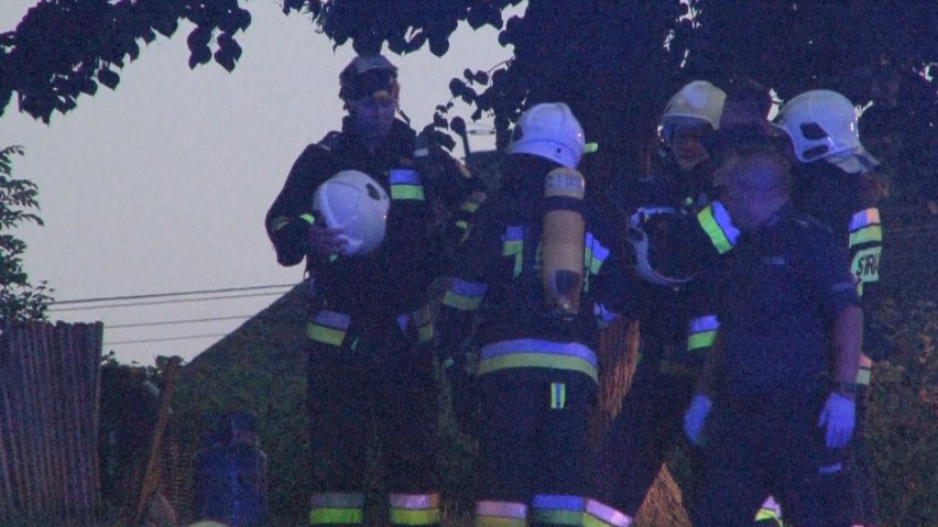 Pożar w Waplewku w powiecie sztumskim [24.06.2018]