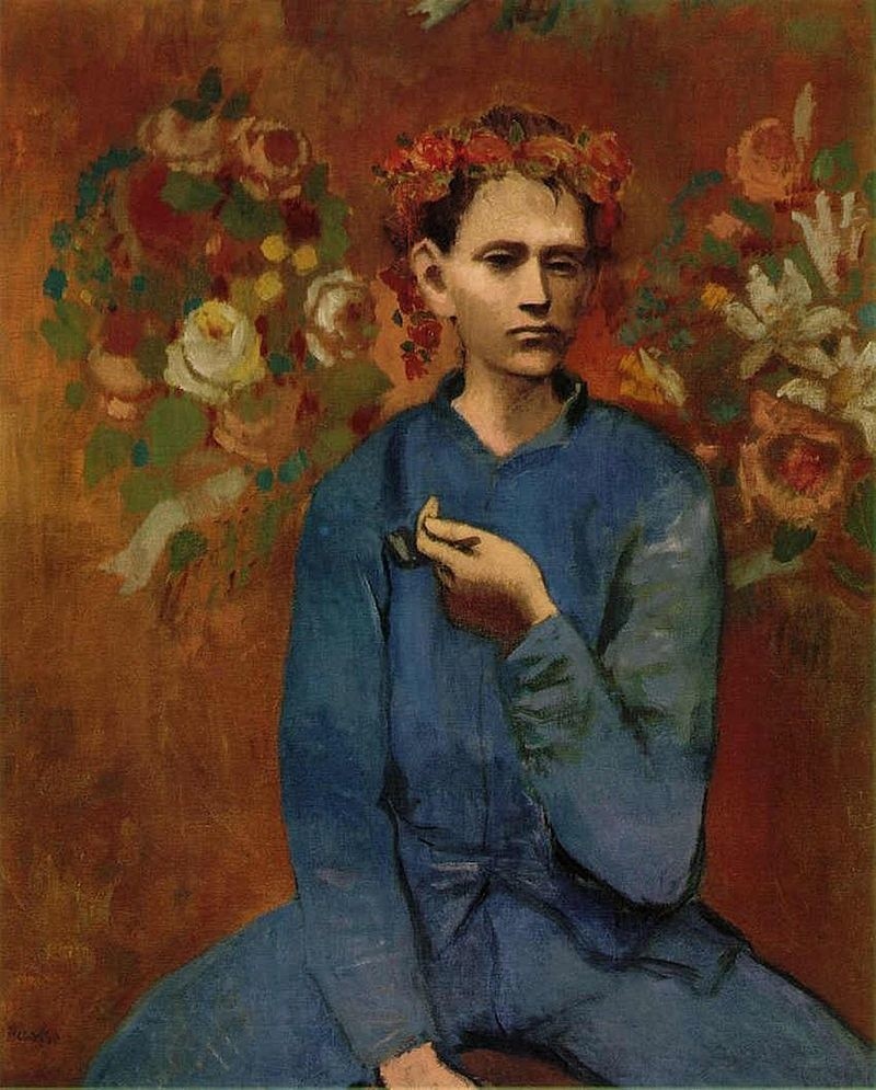 Pablo Picasso - Chłopiec z fajką (Garçon à la pipe)