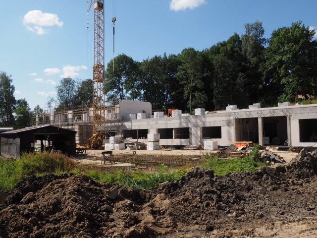 Prace budowlane, na terenie obok SZGiCP, rozpoczęły się pod koniec ubiegłego roku