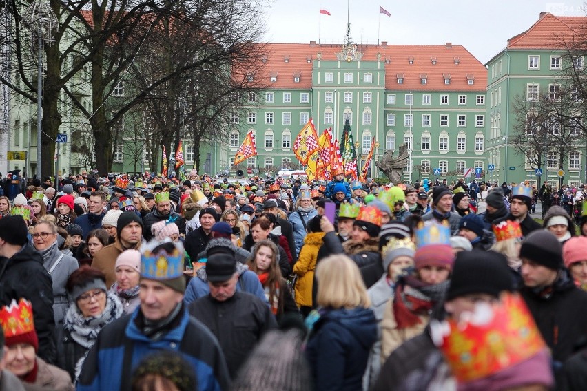 Orszak Trzech Króli 2020 w Szczecinie.