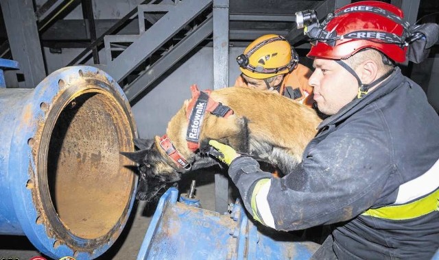 Strażacy mają już za sobą pierwsze szkolenie na terenie poligonu ratowniczego, który powstaje w Grojcu