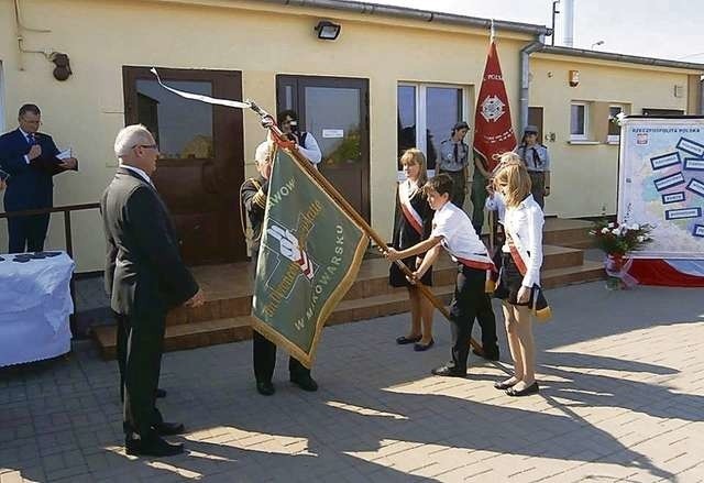 Odznaczeniem „Missio Reconciliationis” udekorowano sztandar SP Mąkowarsko.