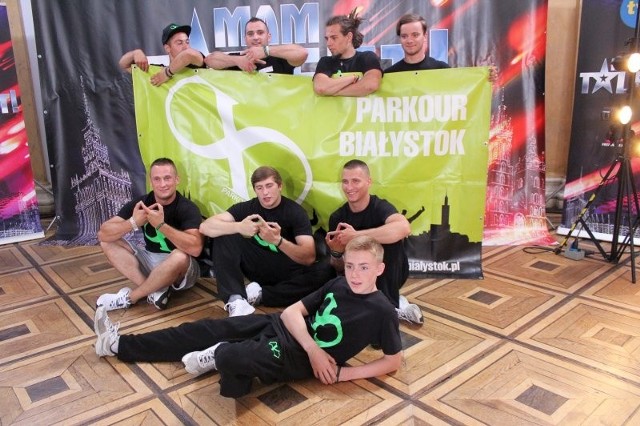 Klub Sportowy "Parkour Białystok" wystąpił w castingu do programu Mam Talent!