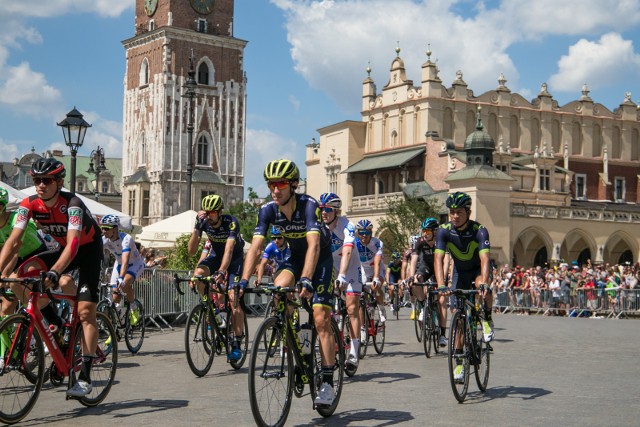 29.07.2017 krakow  tour de pologne start rynek glownyn/z: fot. anna kaczmarz  / dziennik polski / polska press