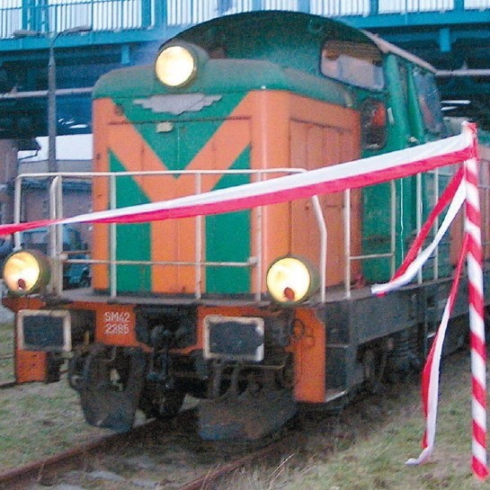 Pierwszy kolejowy skład towarowy w Bytowie po kilkuletniej przerwie 