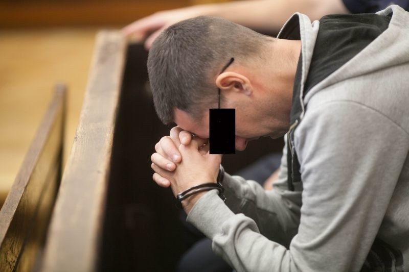 Tomasz Z. rozpłakał się po ogłoszeniu wyroku.
