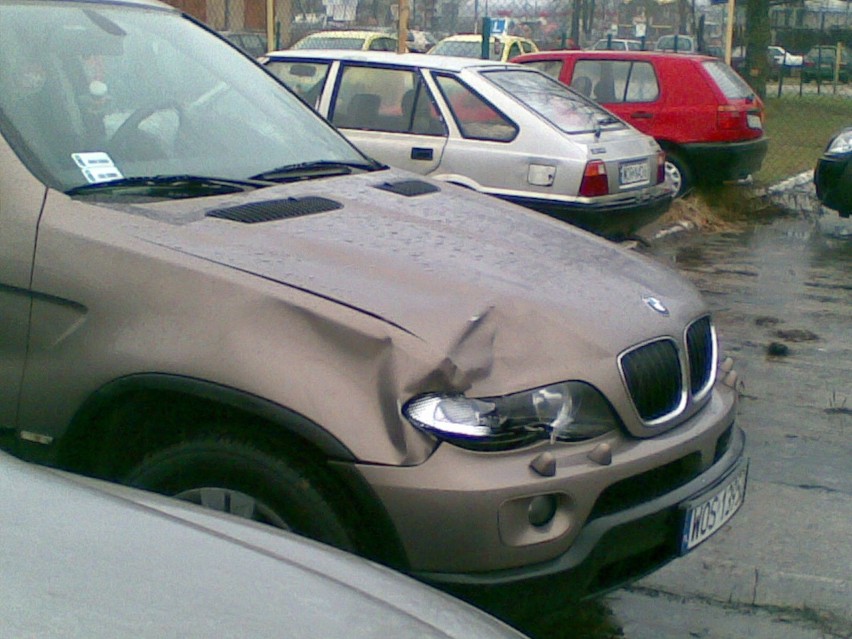Auto Wiesława G. po wypadku