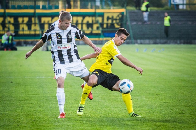 Łukasz Zejdler (z prawej) zagrał jesienią w 18 spotkaniach (w 16 od pierwszej minuty), zdobył dwie bramki