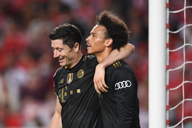 Robert Lewandowski i Leroy Sane