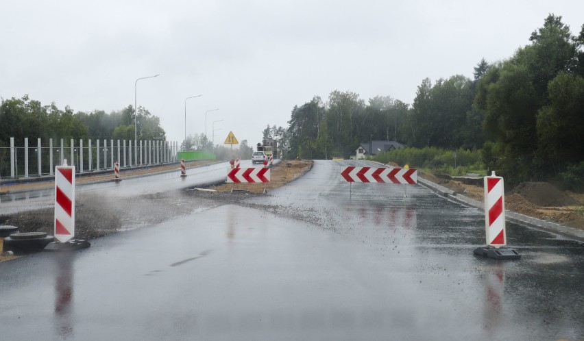 Remont drogi do Łap na odcinku Bojary - Uhowo. Ruch...