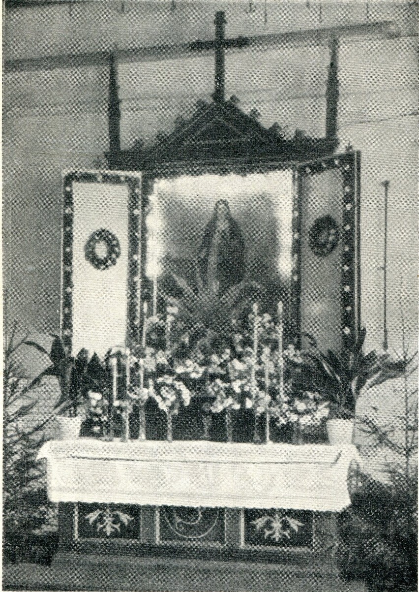 Ołtarz św. Barbary na Kopalni "Anna", 1939 r.