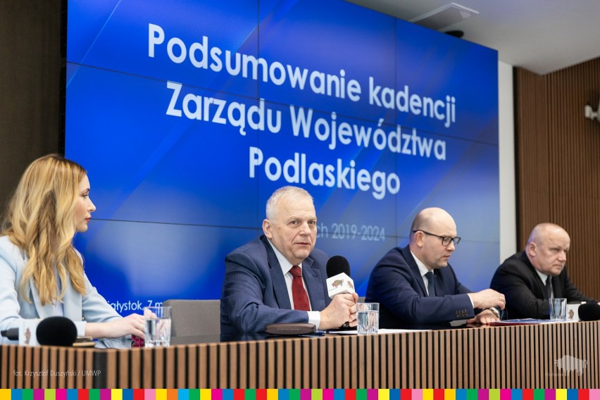 Zarząd województwa podlaskiego podsumował swoją mijającą kadencję