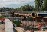Postęp prac przy budowie nowych mostów w Bydgoszczy. Na Fordońskiej niedługo zmiany