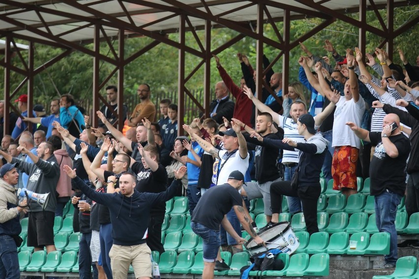 Hutnik Kraków - Olimpia Grudziądz, kibice na meczu