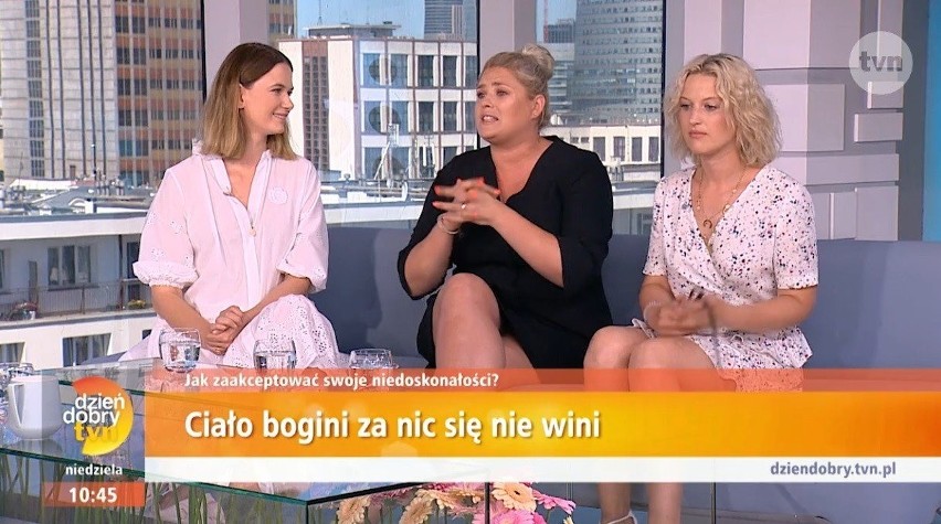"Dzień Dobry TVN". Aleksandra Domańska śmieje się ze swojej wizyty w programie. "To był epicki kac!"