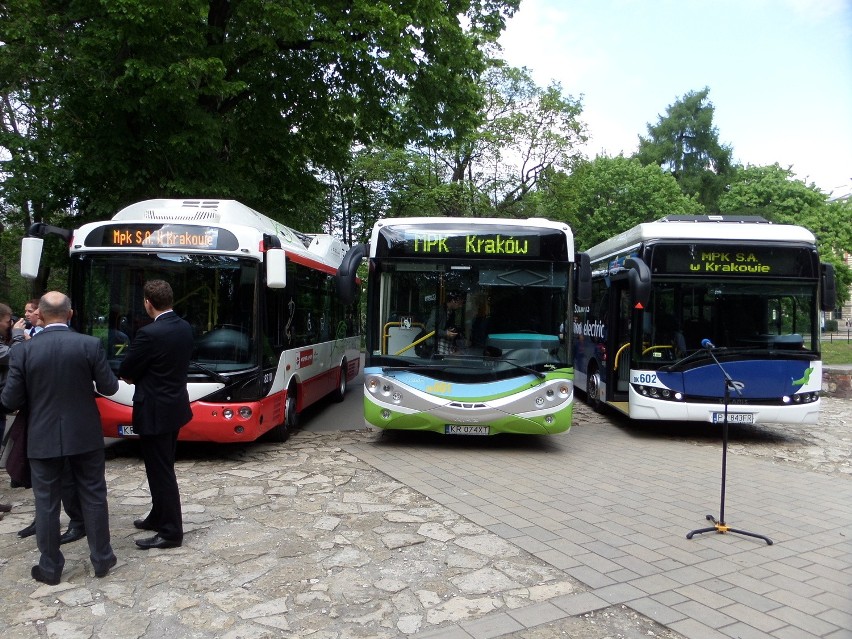 Kraków: pierwsza w Polsce linia z autobusami elektrycznymi [ZDJĘCIA, WIDEO]