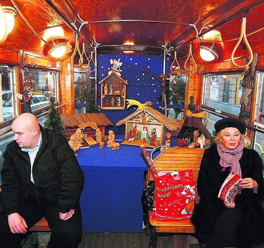 Świąteczny tramwaj wyjedzie na tory po raz trzynasty