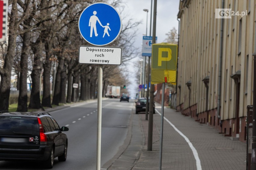 To miała być ścieżka rowerowa, jest parking rozszerzonej strefy SPP. Kręte drogi ku mobilności