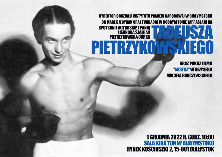 „Mistrz”. Tadeusz „Teddy” Pietrzykowski. Bokser, który bił nazistów w Auschwitz. Film do obejrzenia w Kinie Ton