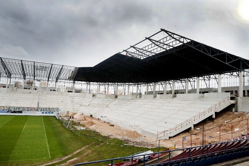 Stadion Pogoni Szczecin - stan na 20 marca 2020.