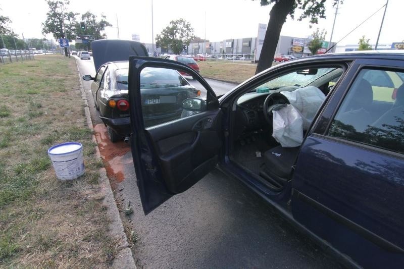 Wypadek na Krzywoustego, Wrocław, 21.08.2015