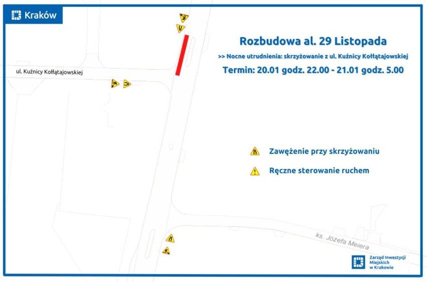 Kraków. Nowy tydzień przynosi sporo zmian w ruchu