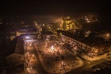  Klimontów w bożonarodzeniowej odsłonie. Zobacz niesamowite zdjęcia z drona 