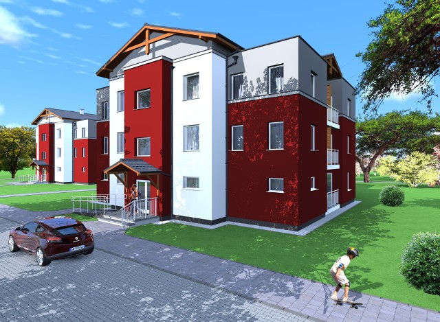 W Turznicach w gminie Grudziądz mają powstać dwa identyczne budynki mieszkalne. Będą trzykondygnacyjne