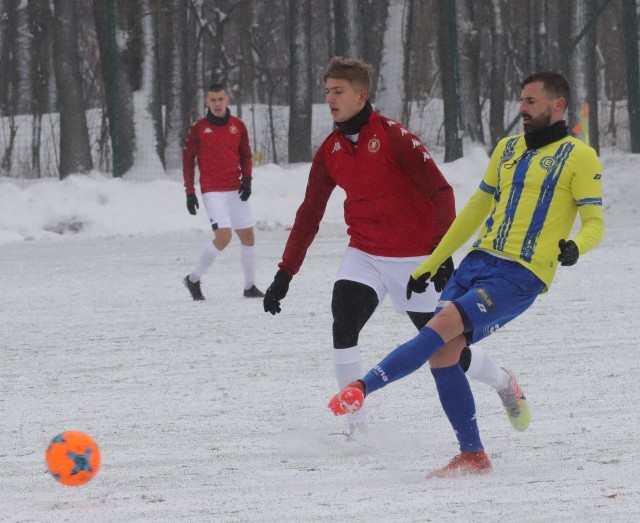 Bartosz Guzdek zagrał w zimowym sparingu Widzewa z Elaną