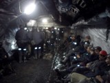Protest w kopalni Pokój: 63 górników przebywa pod ziemią [ZDJĘCIA]