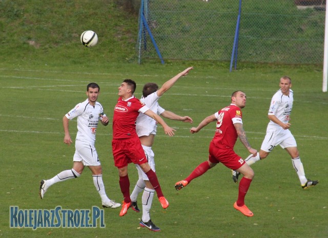 Kolejarz Stróże - Górnik Łęczna 0:1