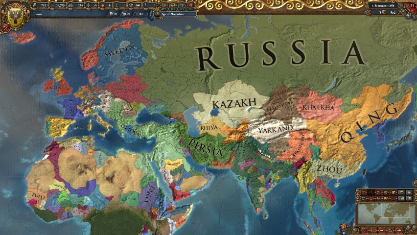 Europa Universalis IV pozwala graczowi pokierować losami...