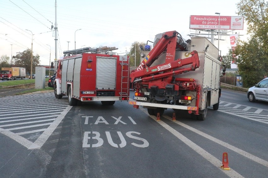 Wrocław: Wypadek na Krakowskiej. Ulica była zablokowana