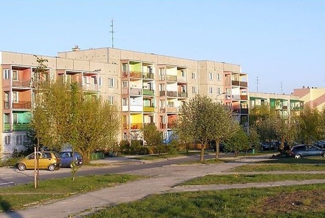 Widok na osiedle Kamena w Suwałkach