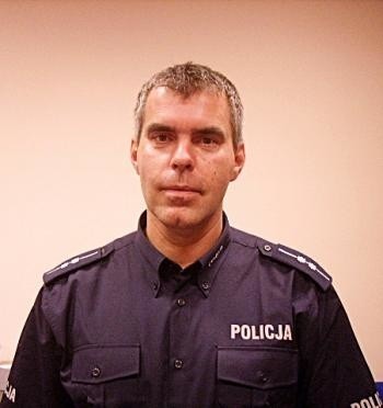 Krzysztof Orzechowski, rzecznik prasowy KPP Stargard.