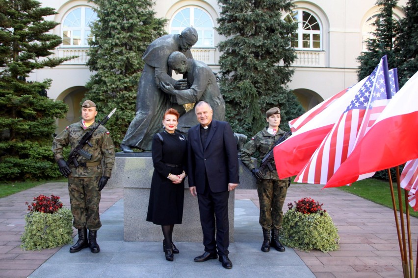 Georgette Mosbacher, ambasador USA w Polsce, wzięła udział w...